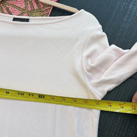 J. Jill Wearever Collection Pink Micro Ribbed Tunic Top Size Small petite - Picture 7 of 9